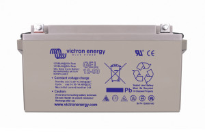 Victron 12V GEL deep cycle battery - 80 ah @ C10, 90 ah @ C20