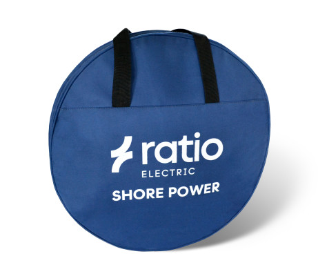 Shore cord organiser and storage bag.