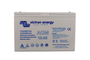 12V/38Ah AGM Super Cycle Battery. M5-insert Style Terminal