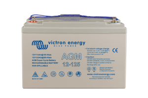 12V/125Ah AGM Super Cycle Batt. M8-insert style terminal