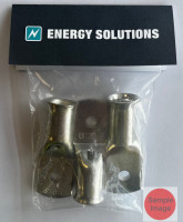 Copper Tube Terminal Lug STRAIGHT - 120mm Conductor, for 10mm Stud [Pack of 3]